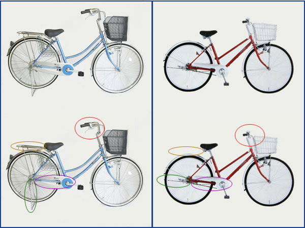 自転車の写真